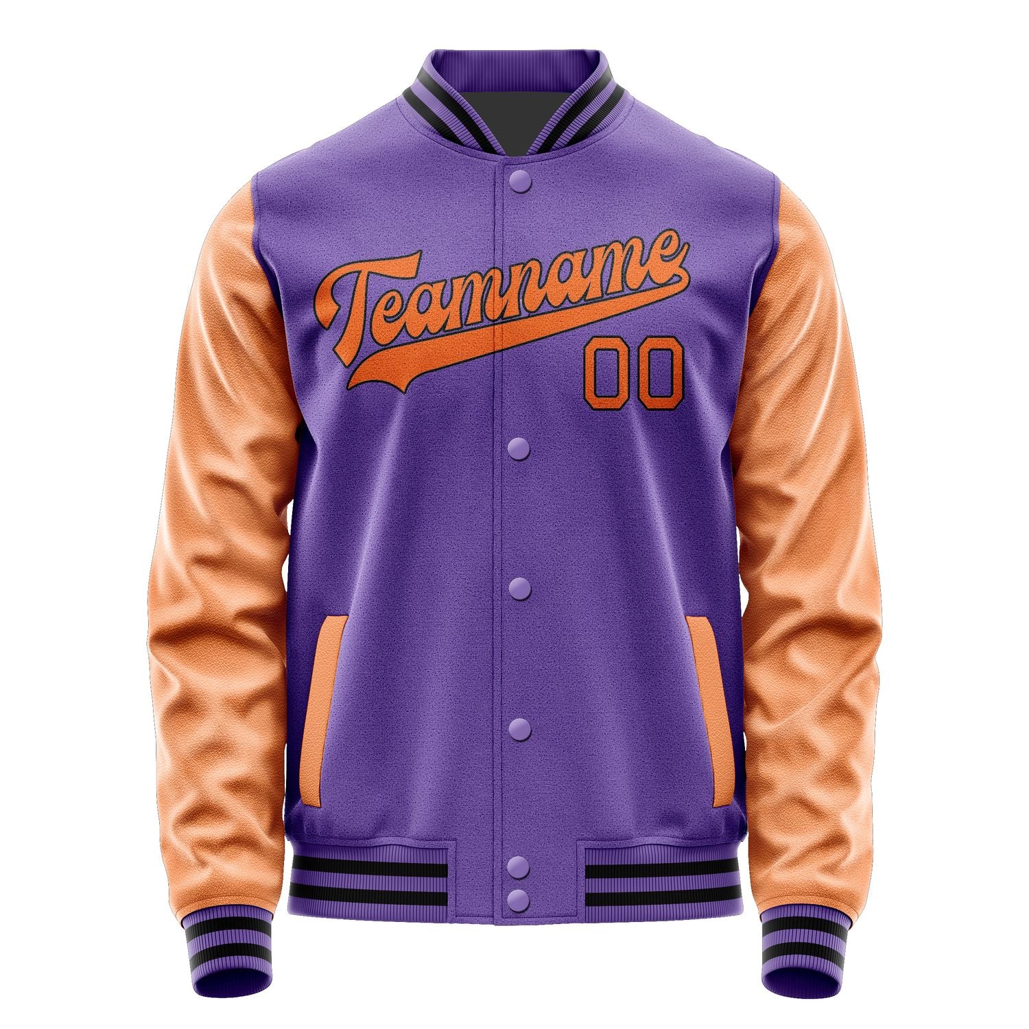 Maßgeschneidertes Lavendel Orange Jacke JA2323282317B31728