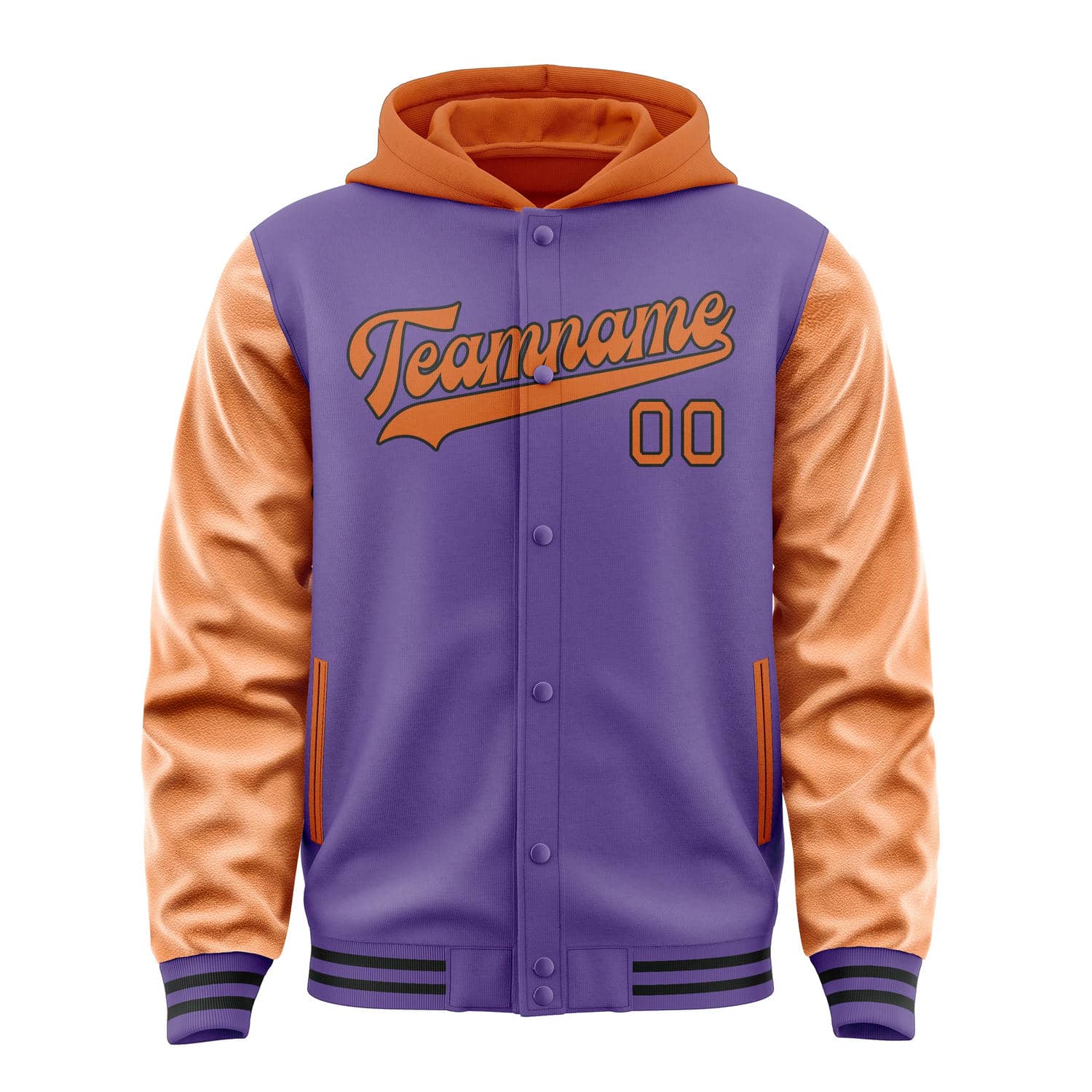 Maßgeschneidertes Lavendel Orange Jacke
