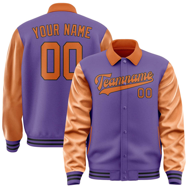 Maßgeschneidertes Lavendel Orange Jacke JA232328231717282817