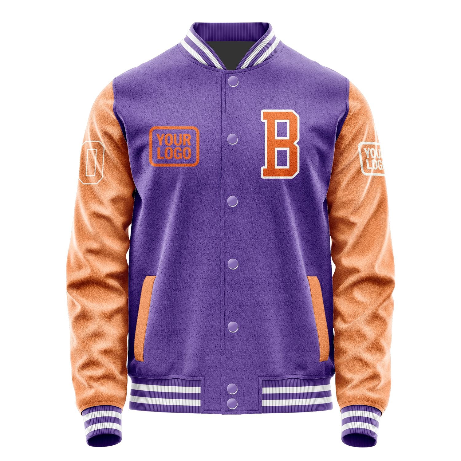 Maßgeschneidertes Lavendel Orange Jacke JA232328231818282818