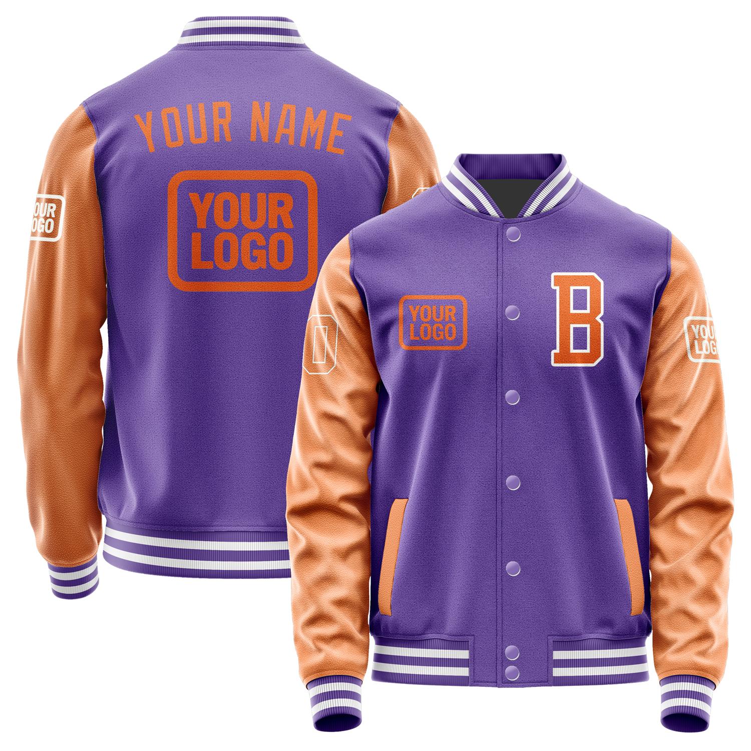Maßgeschneidertes Lavendel Orange Jacke JA232328231818282818