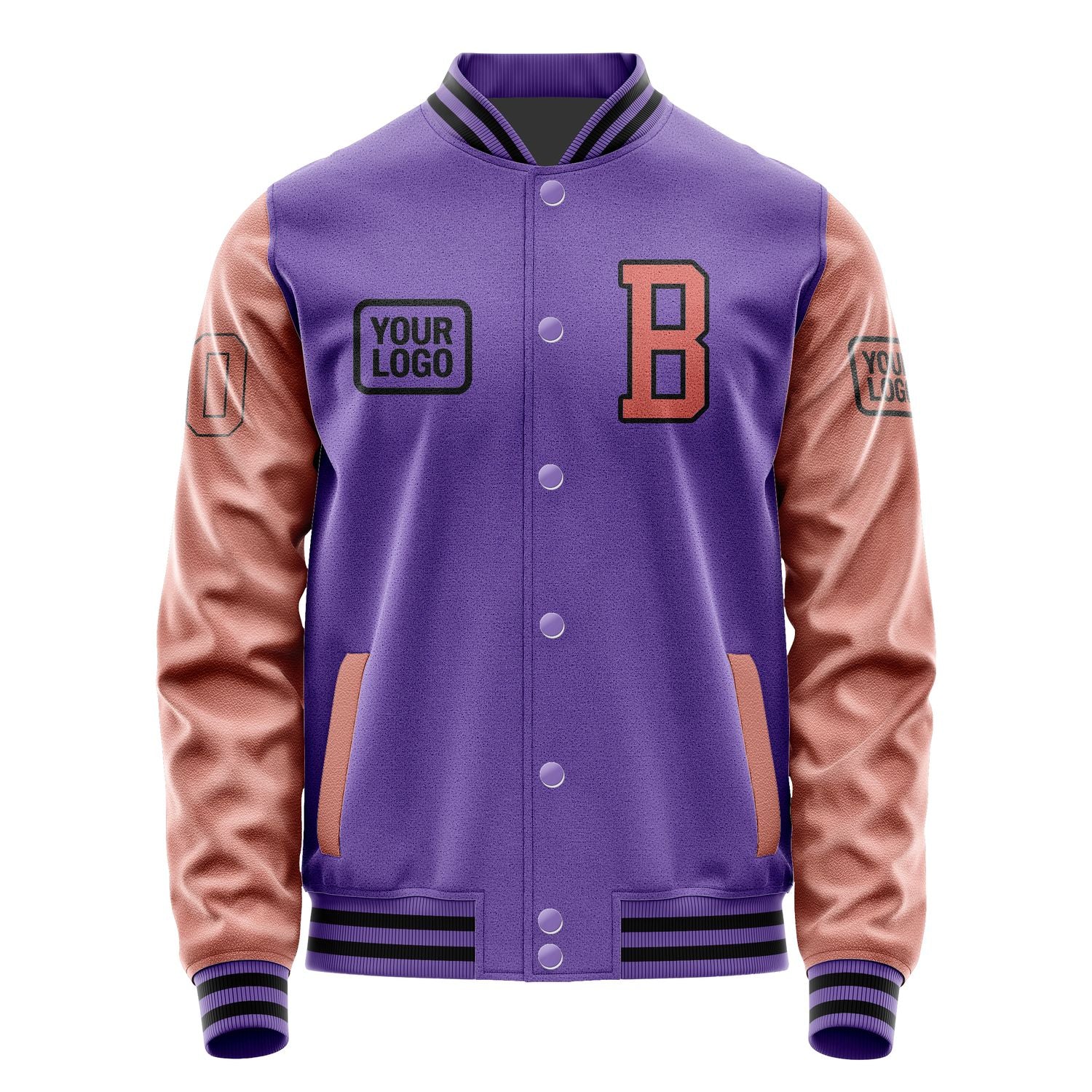 Maßgeschneidertes Lavendel Kupferrose Jacke JA232329231717292917