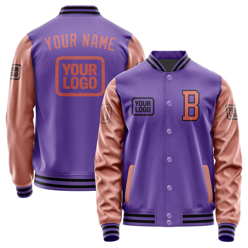 Maßgeschneidertes Lavendel Kupferrose Jacke JA232329231717292917