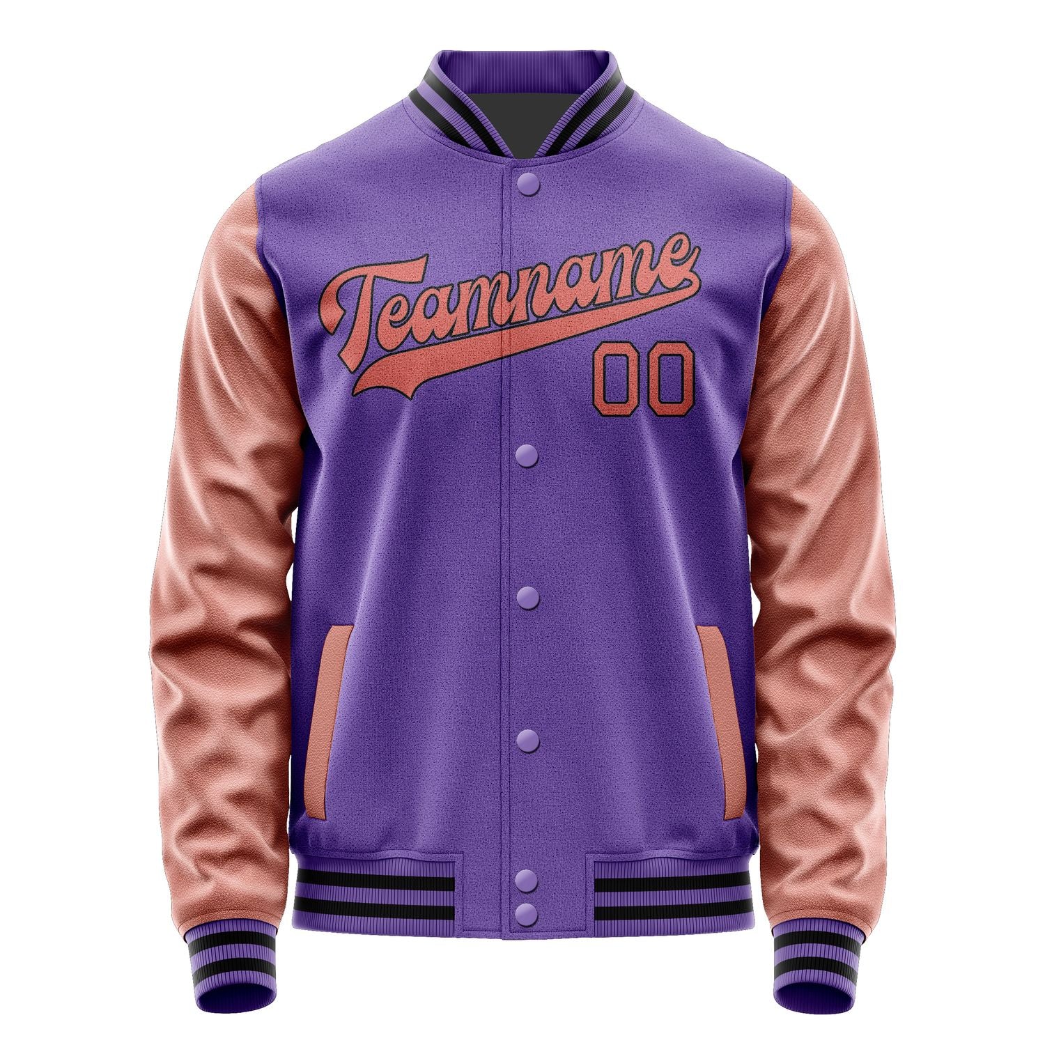 Maßgeschneidertes Lavendel Kupferrose Jacke JA2323292317B31729