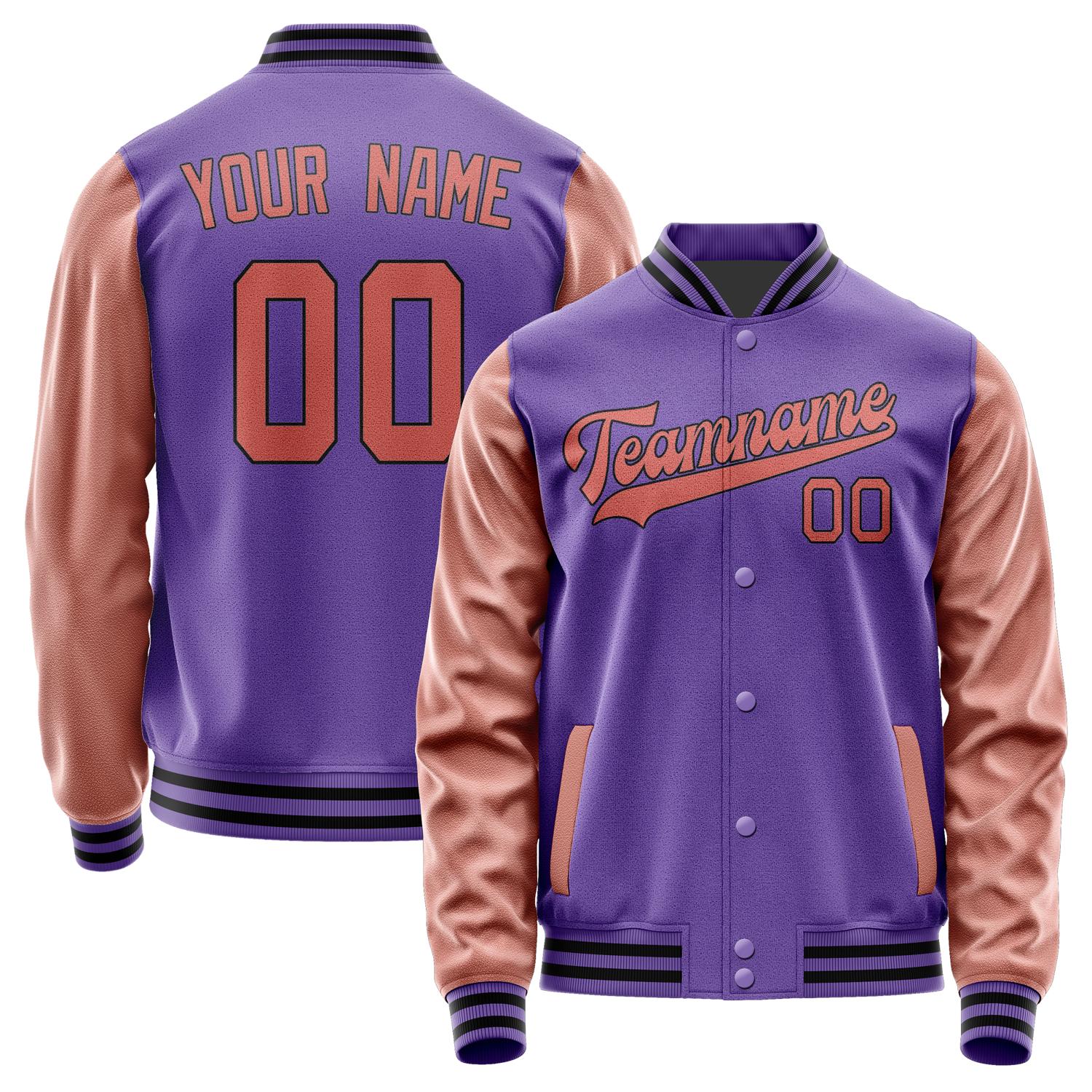Maßgeschneidertes Lavendel Kupferrose Jacke JA2323292317B31729