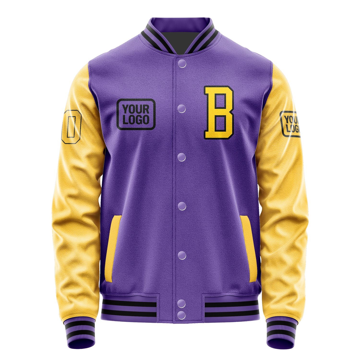 Maßgeschneidertes Lavendel Gold Jacke JA232330231717303017