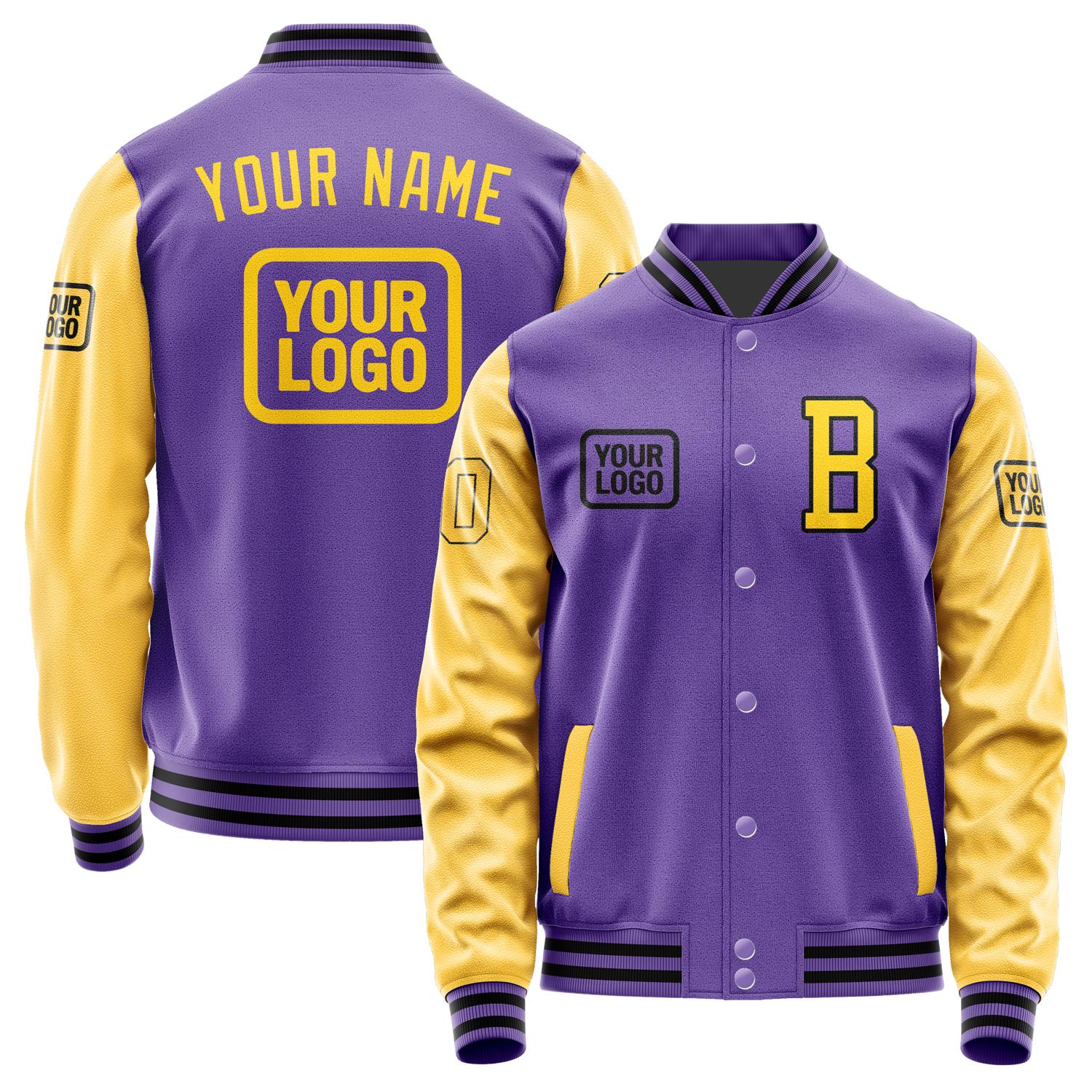 Maßgeschneidertes Lavendel Gold Jacke JA232330231717303017