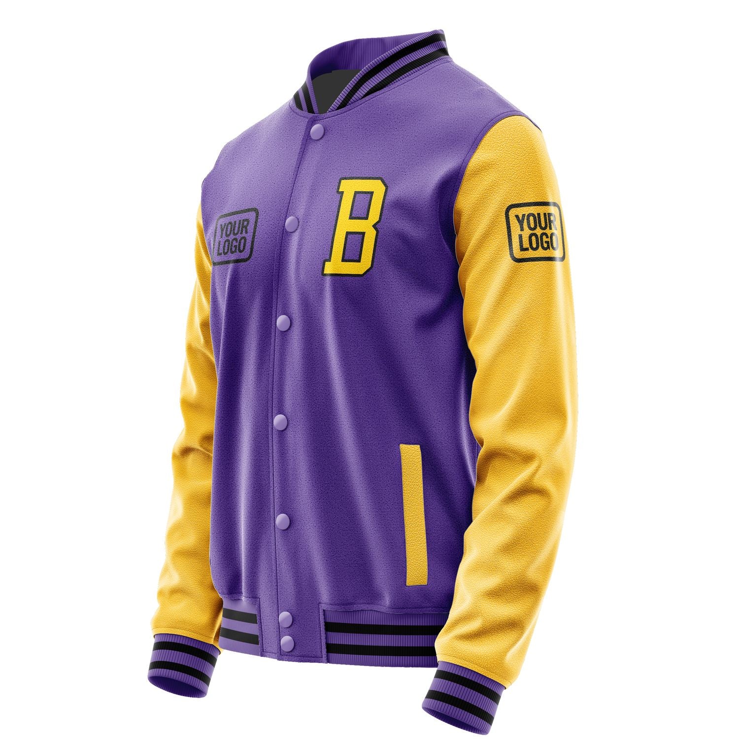 Maßgeschneidertes Lavendel Gold Jacke JA232330231717303017