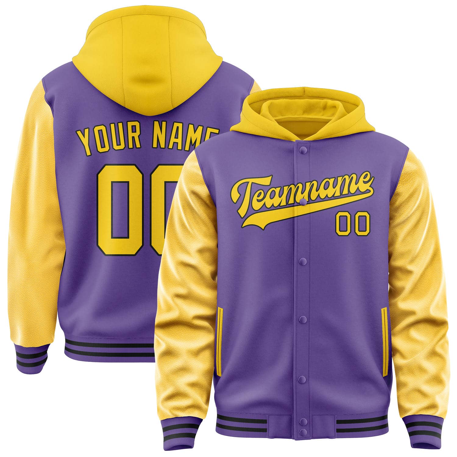 Maßgeschneidertes Lavendel Gold Jacke