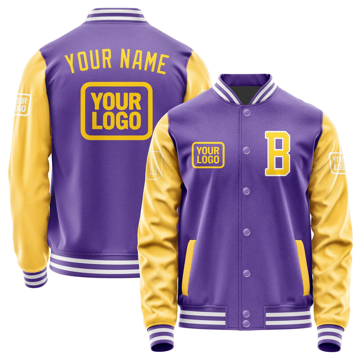 Maßgeschneidertes Lavendel Gold Jacke JA232330231818303018