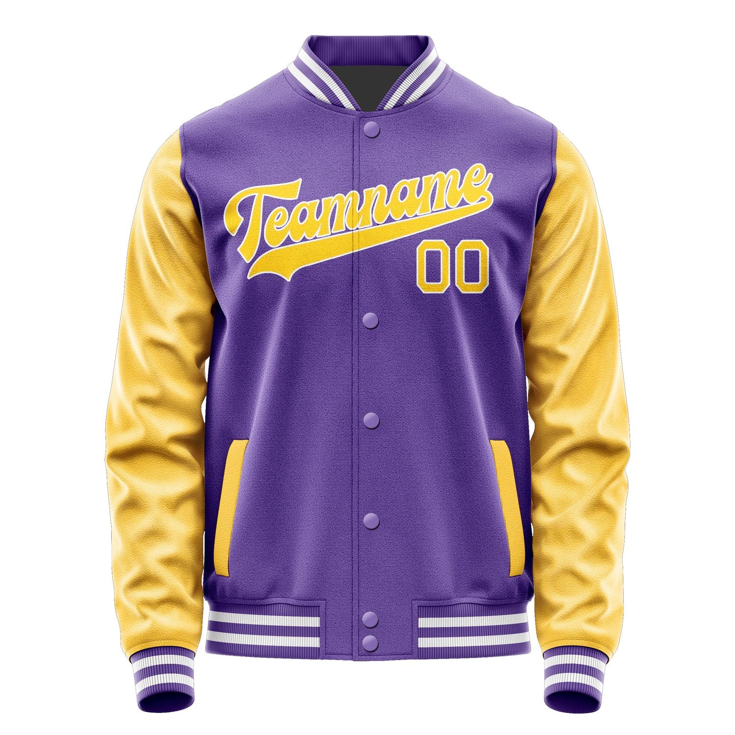 Maßgeschneidertes Lavendel Gold Jacke JA2323302318B31830