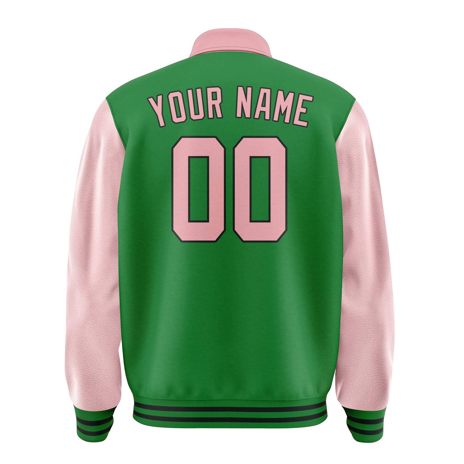 Maßgeschneidertes Smaragdgrün Rosa Jacke