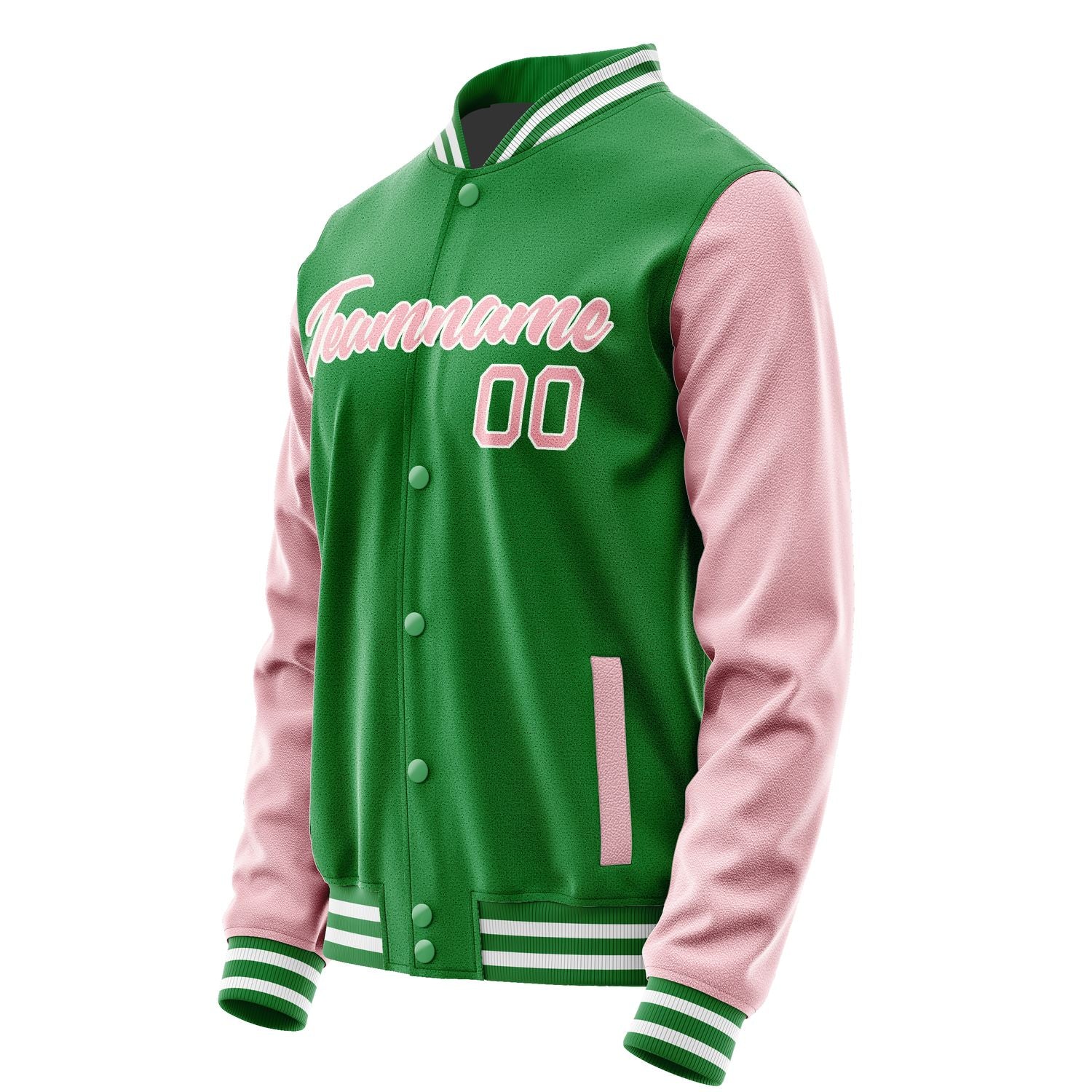 Maßgeschneidertes Smaragdgrün Rosa Jacke Ja2424212418B21821