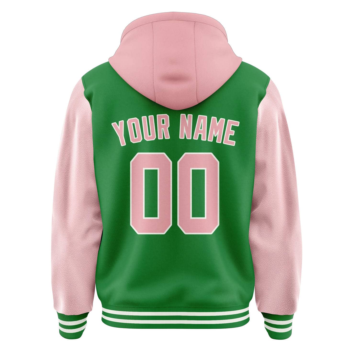 Maßgeschneidertes Smaragdgrün Rosa Jacke