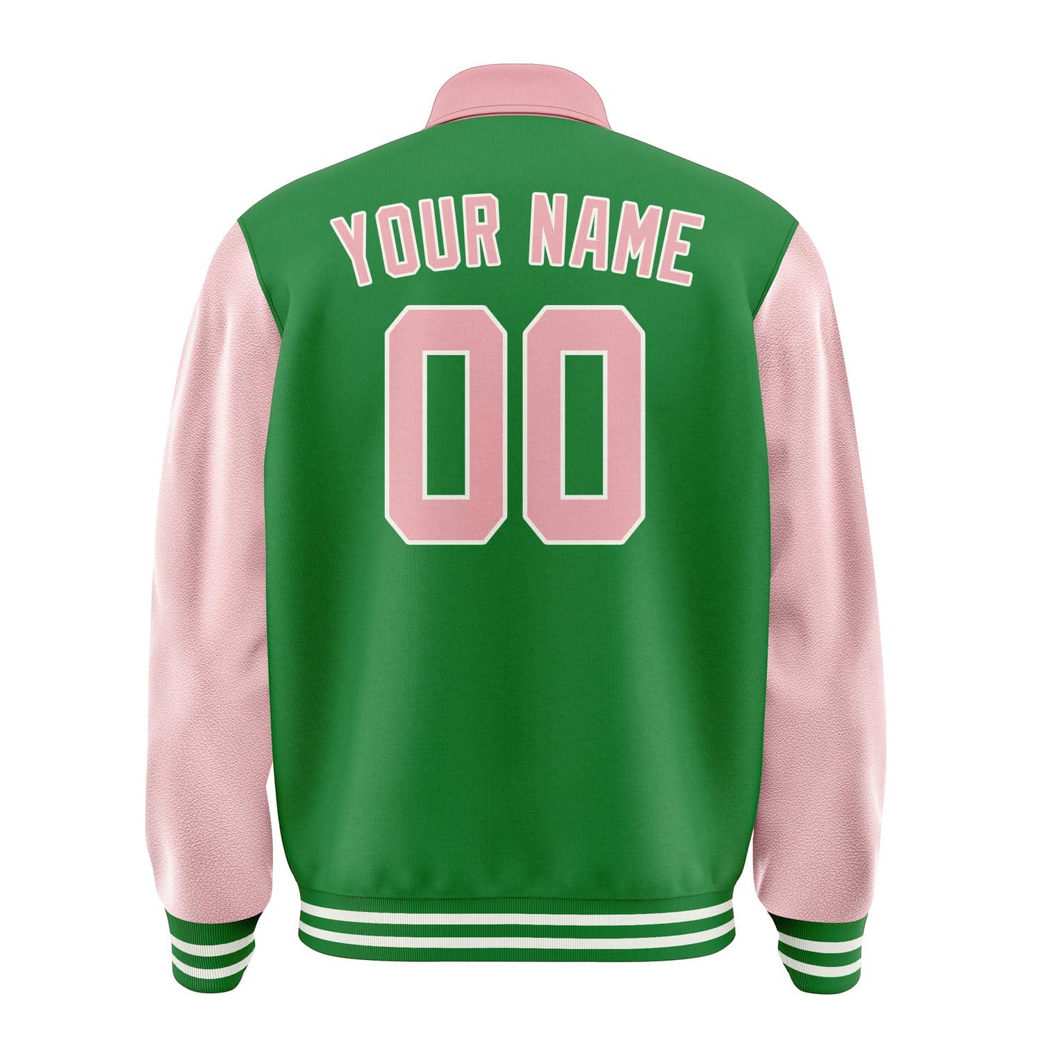 Maßgeschneidertes Smaragdgrün Rosa Jacke