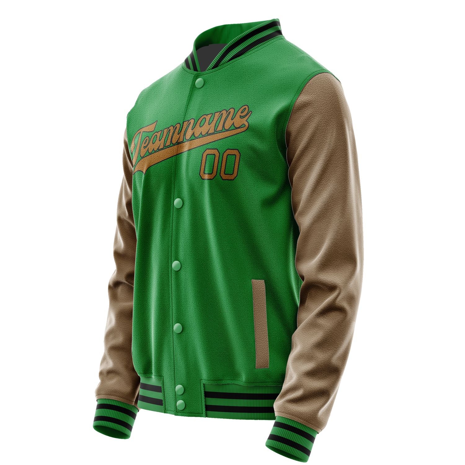 Maßgeschneidertes Smaragdgrün Khaki Jacke JA2424222417B31722