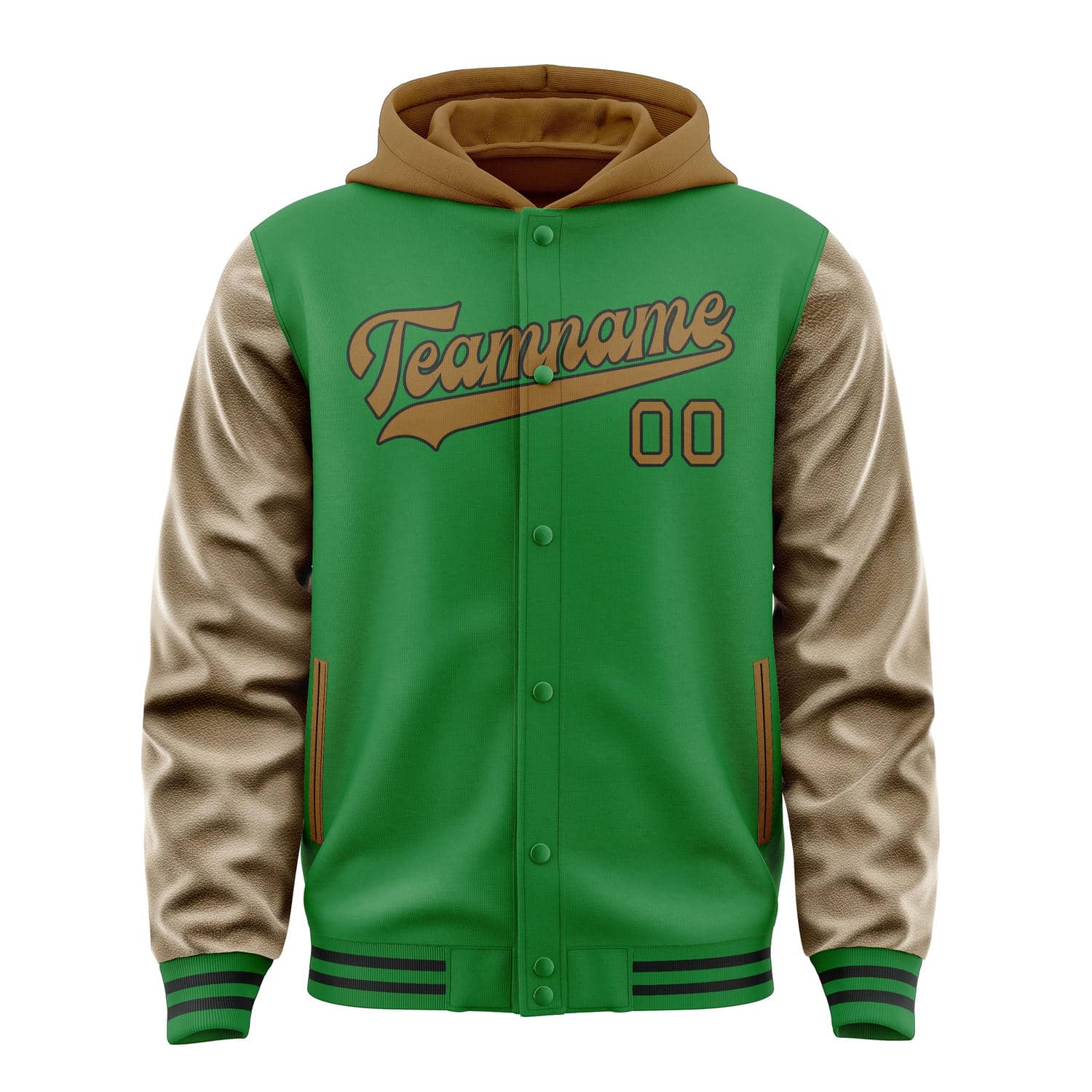 Maßgeschneidertes Smaragdgrün Khaki Jacke