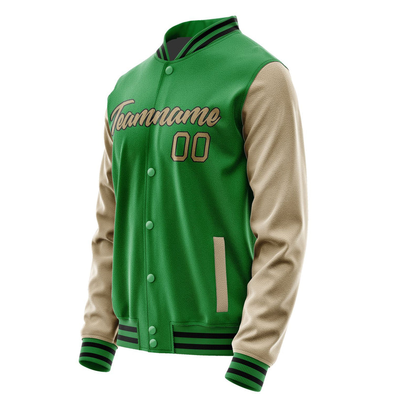 Maßgeschneidertes Smaragdgrün Hellkhaki Jacke Ja2424252417B21725
