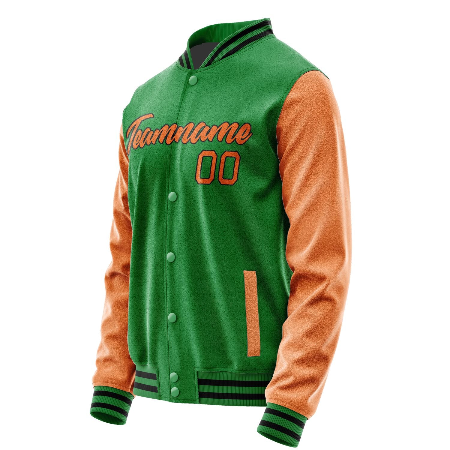 Maßgeschneidertes Smaragdgrün Orange Jacke Ja2424282417B21728