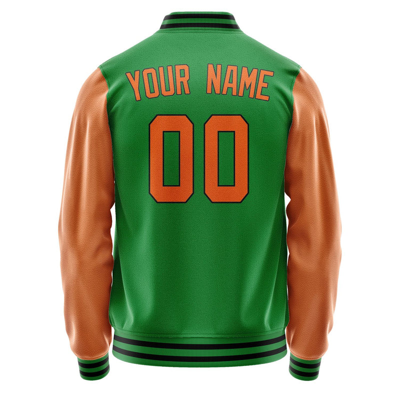 Maßgeschneidertes Smaragdgrün Orange Jacke JA2424282417B31728