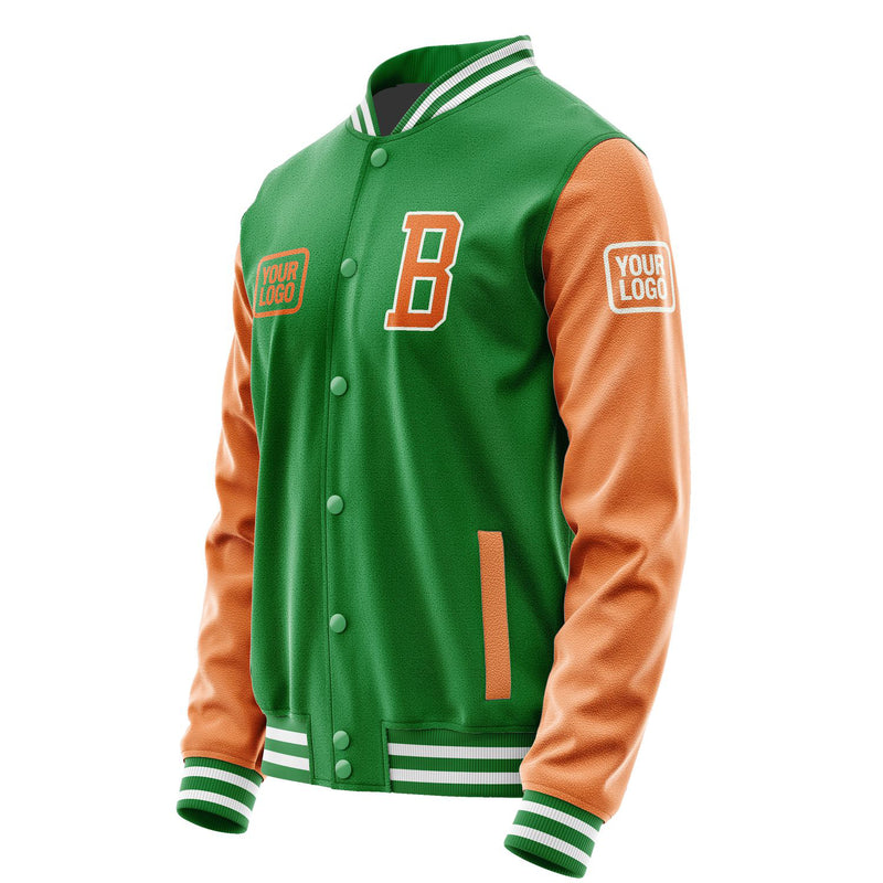 Maßgeschneidertes Smaragdgrün Orange Jacke JA242428241818282818