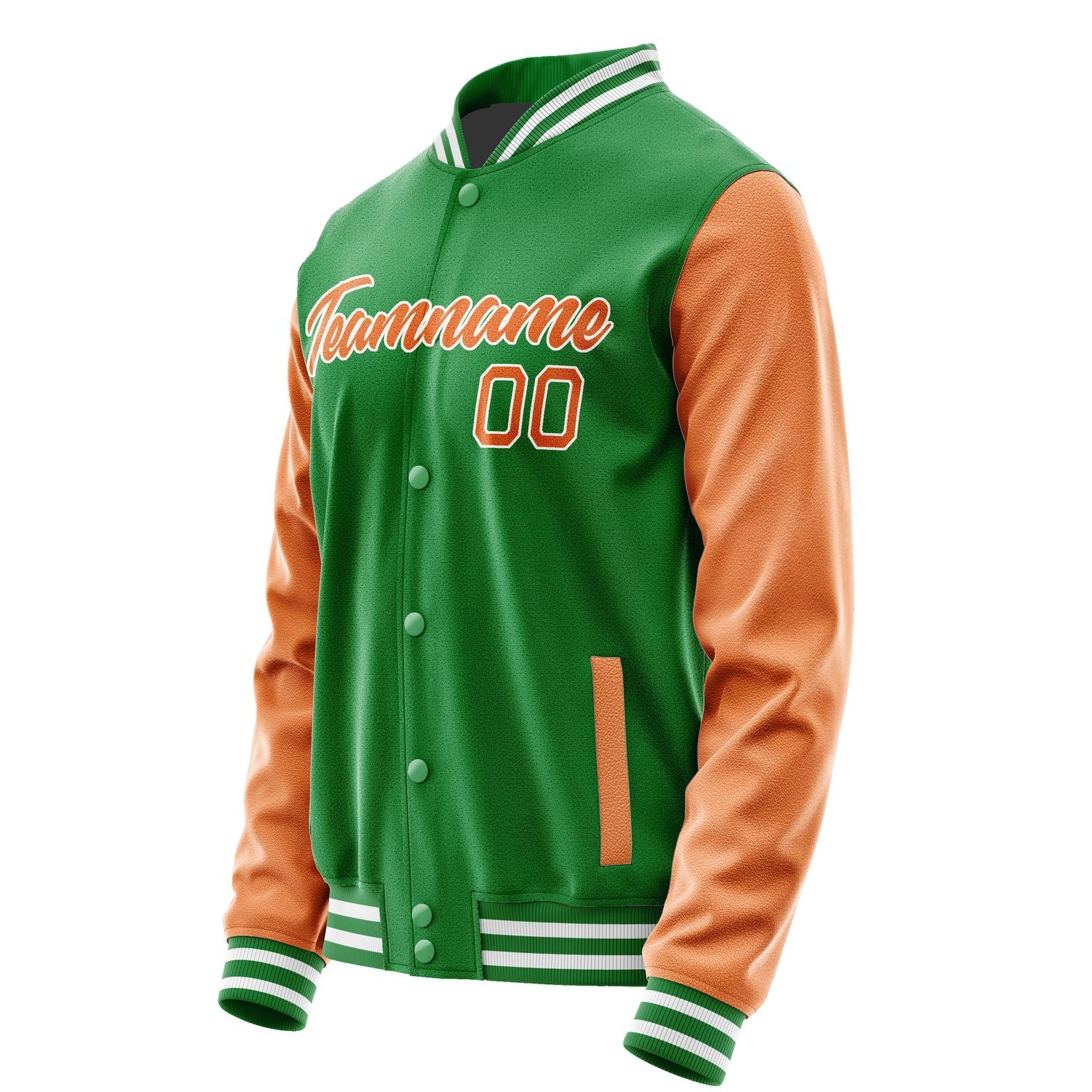 Maßgeschneidertes Smaragdgrün Orange Jacke Ja2424282418B21828