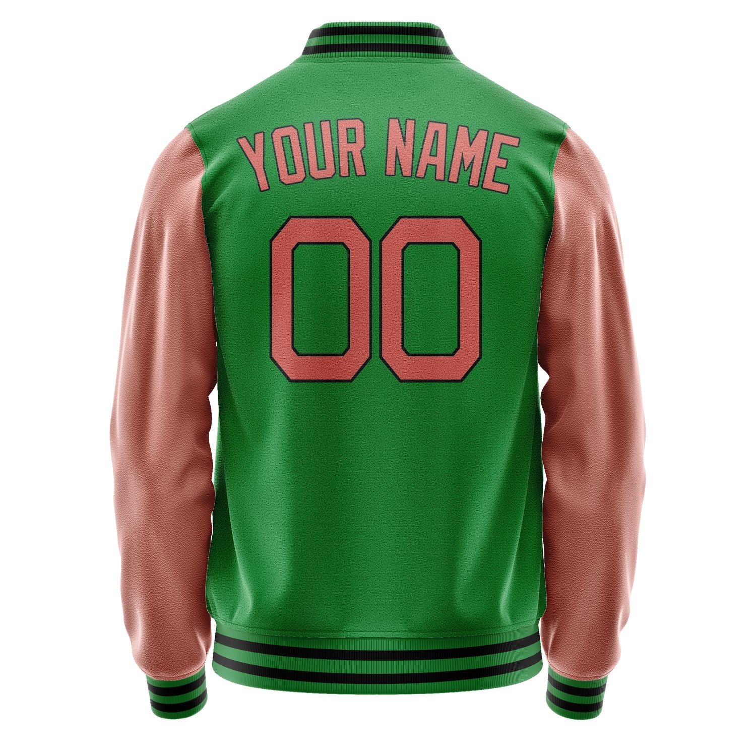 Maßgeschneidertes Smaragdgrün Kupferrose Jacke Ja2424292417B21729