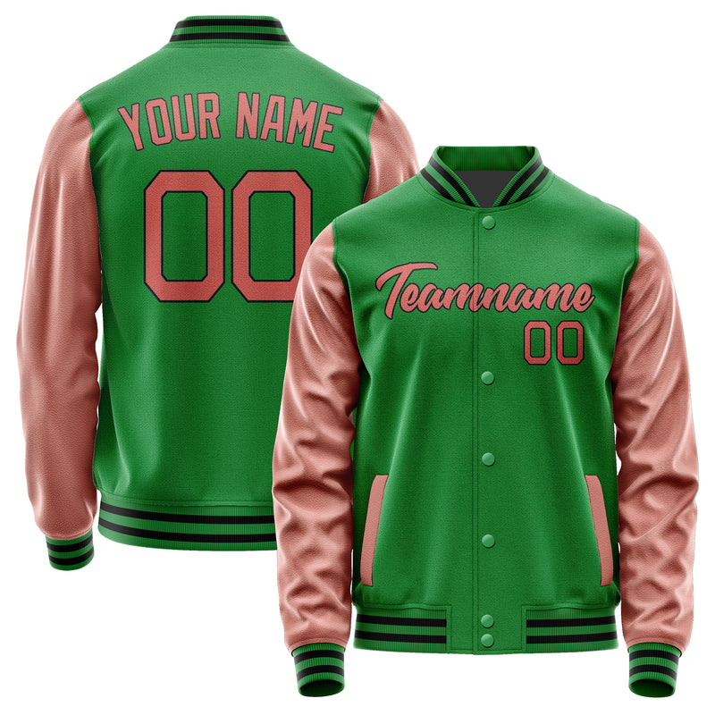 Maßgeschneidertes Smaragdgrün Kupferrose Jacke Ja2424292417B21729