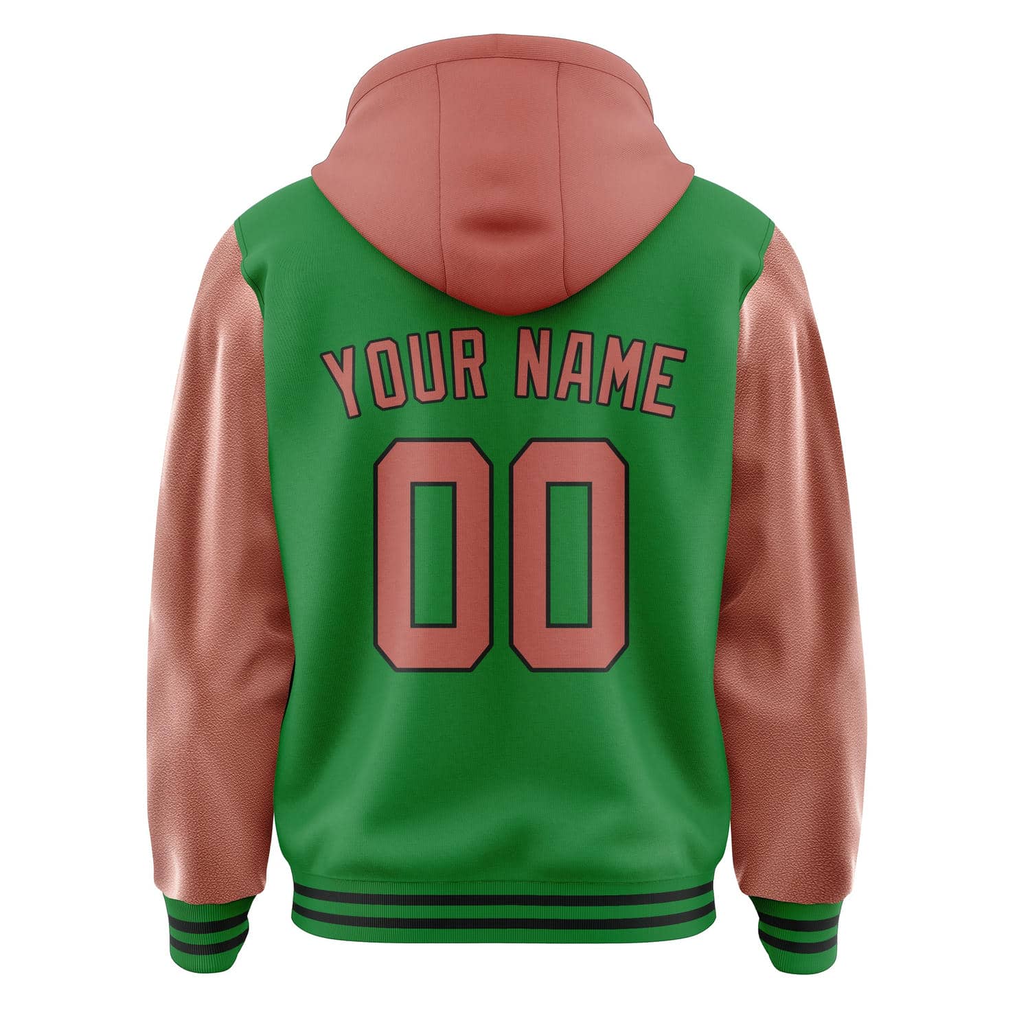 Maßgeschneidertes Smaragdgrün Kupferrose Jacke