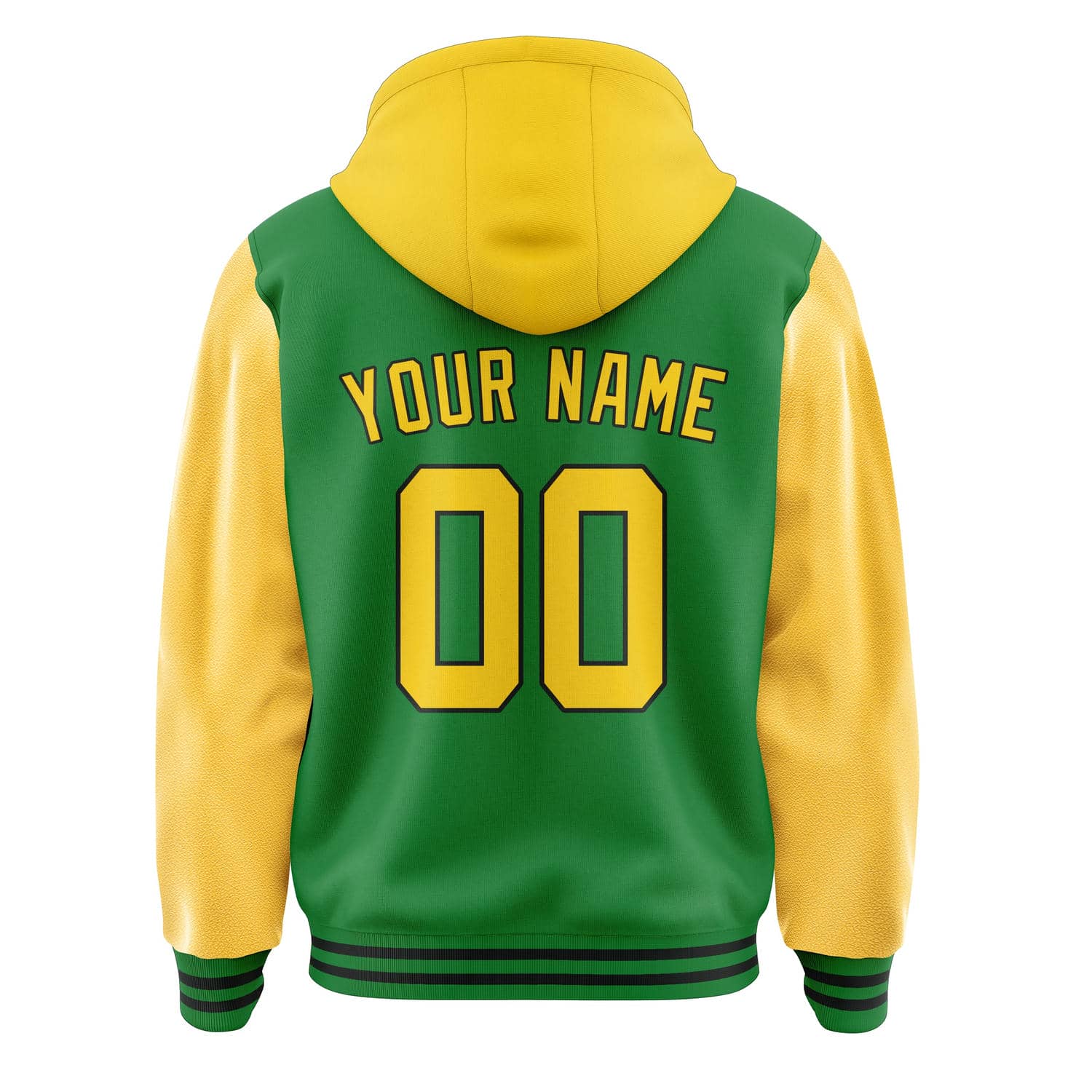 Maßgeschneidertes Smaragdgrün Gold Jacke