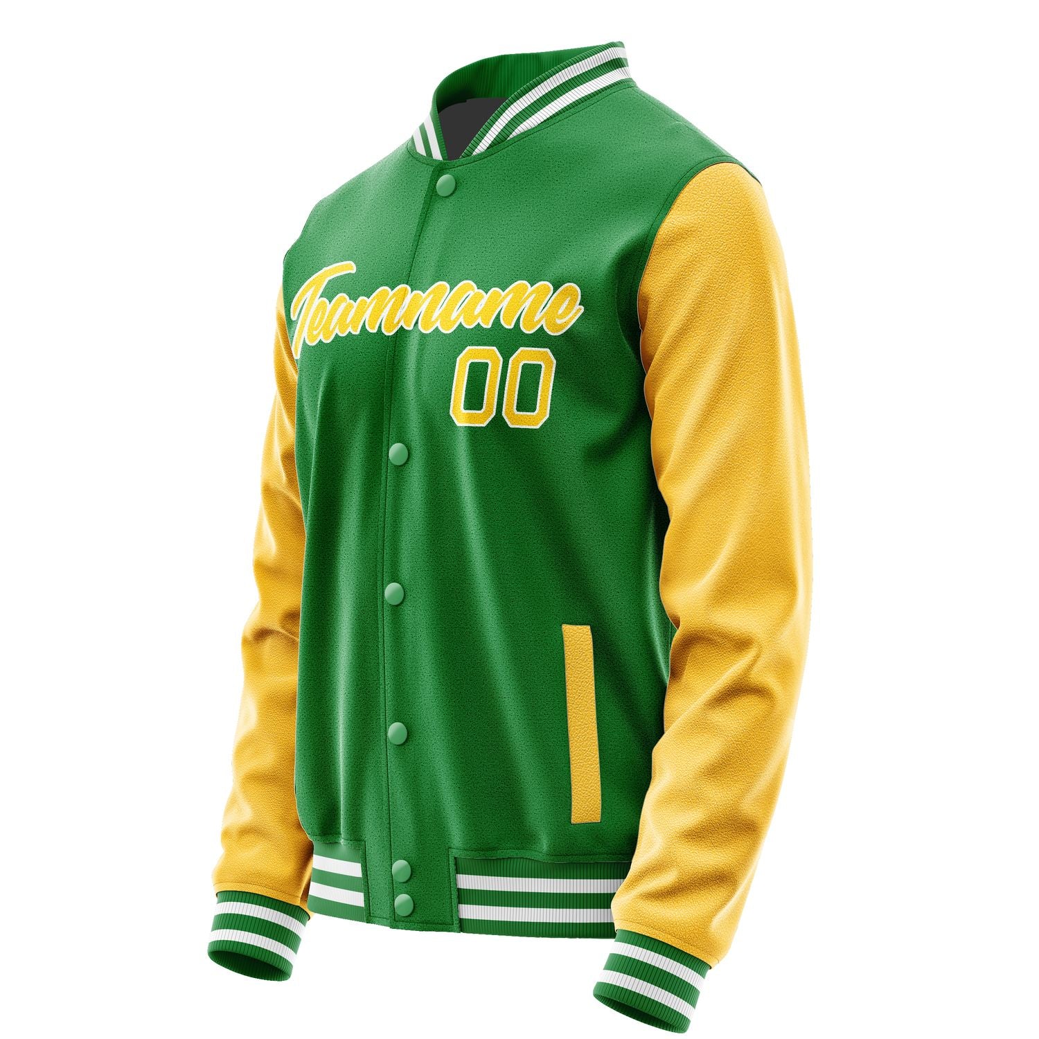 Maßgeschneidertes Smaragdgrün Gold Jacke Ja2424302418B21830