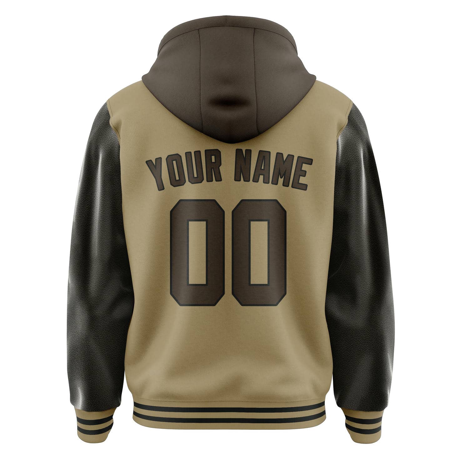 Maßgeschneidertes Hellkhaki Braun Jacke
