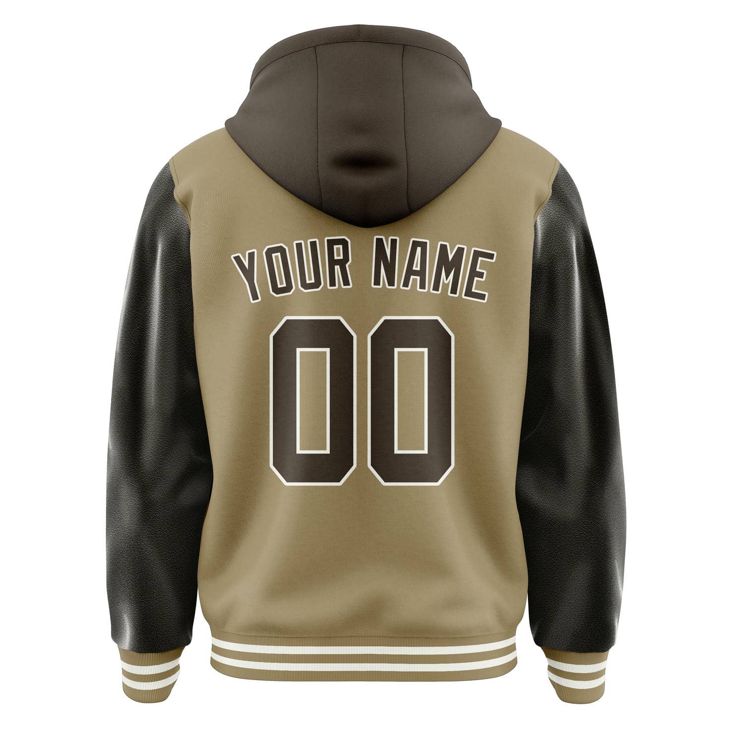 Maßgeschneidertes Hellkhaki Braun Jacke