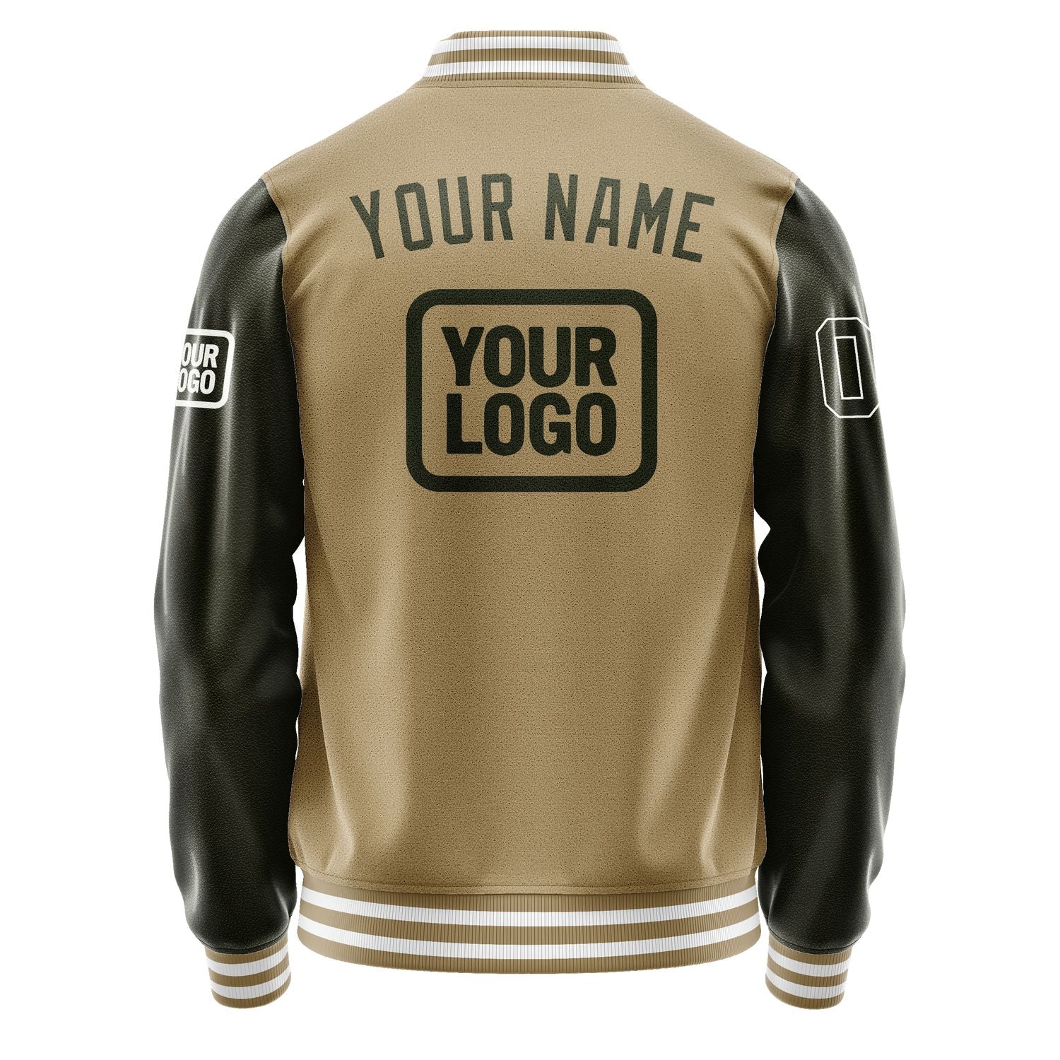 Maßgeschneidertes Hellkhaki Dunkles Oliv Jacke JA252502251818020218