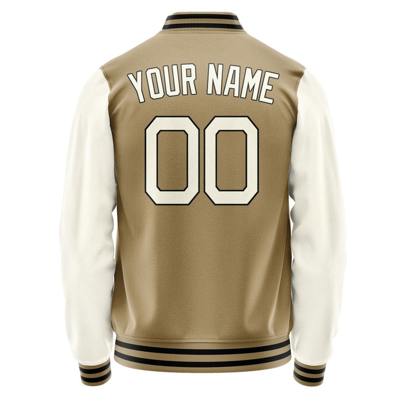 Maßgeschneidertes Hellkhaki Beige Jacke JA2525032517B21703