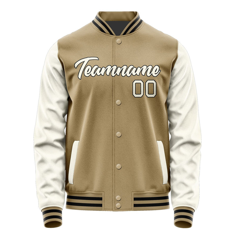Maßgeschneidertes Hellkhaki Beige Jacke JA2525032517B21703