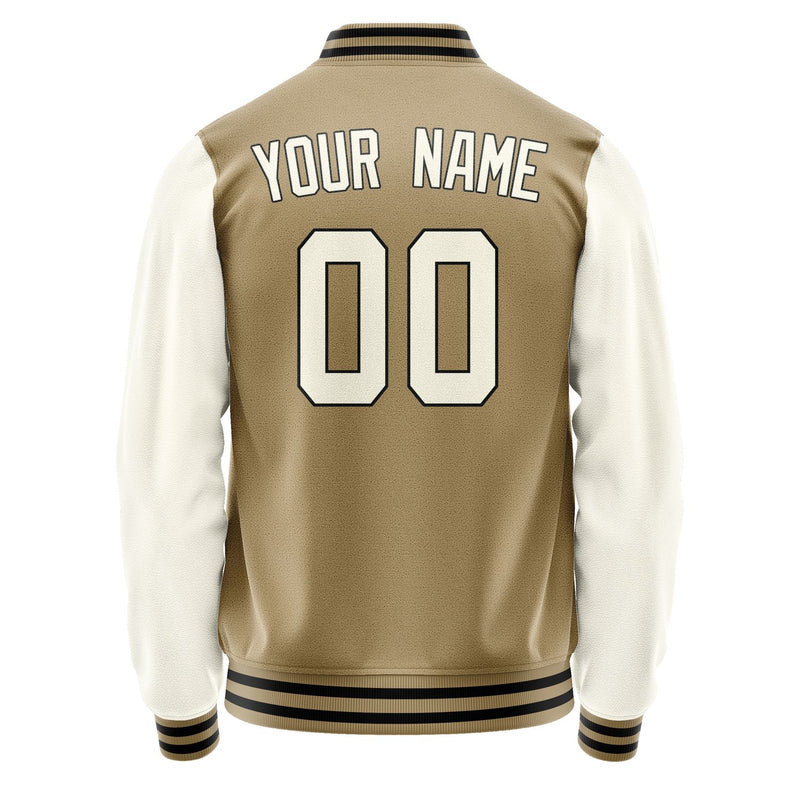 Maßgeschneidertes Hellkhaki Beige Jacke JA2525032517B31703