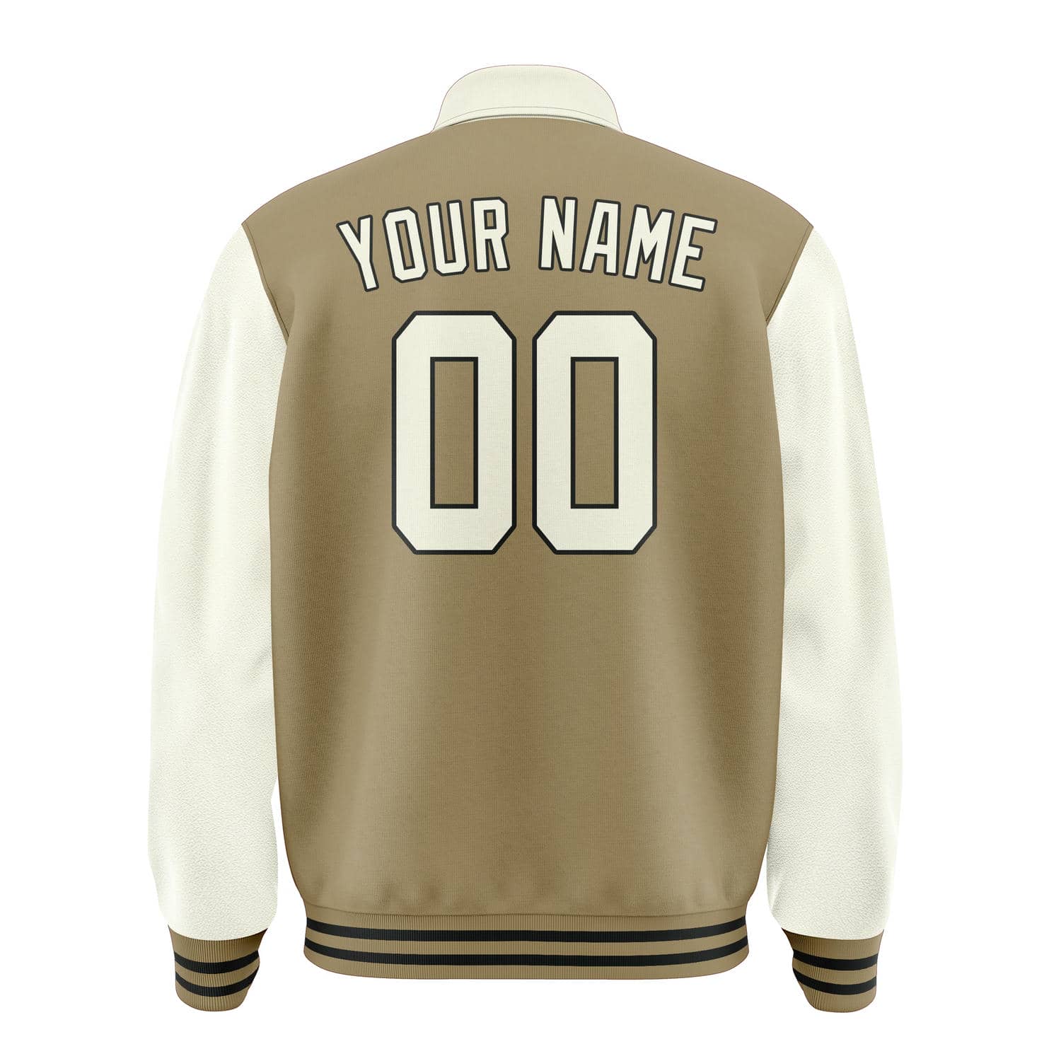 Maßgeschneidertes Hellkhaki Beige Jacke