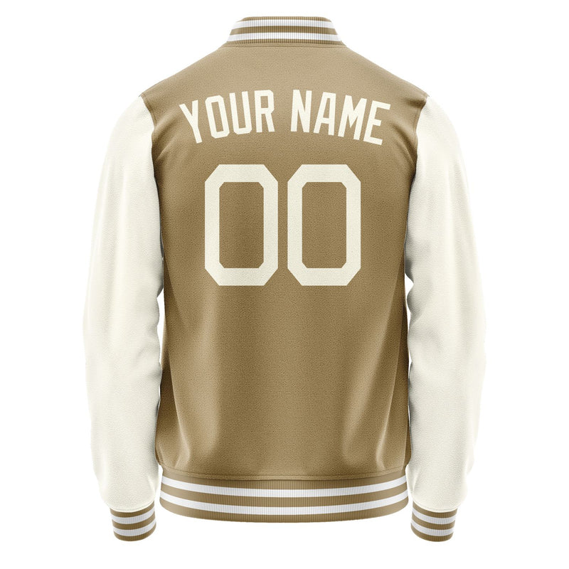 Maßgeschneidertes Hellkhaki Beige Jacke JA2525032518B21803