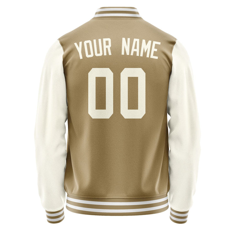 Maßgeschneidertes Hellkhaki Beige Jacke JA2525032518B31803
