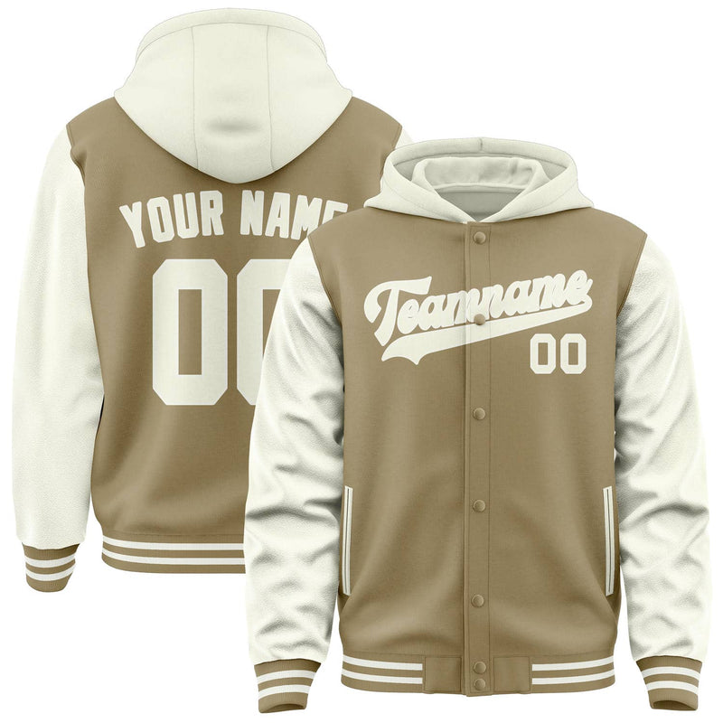 Maßgeschneidertes Hellkhaki Beige Jacke JA252503251818030318
