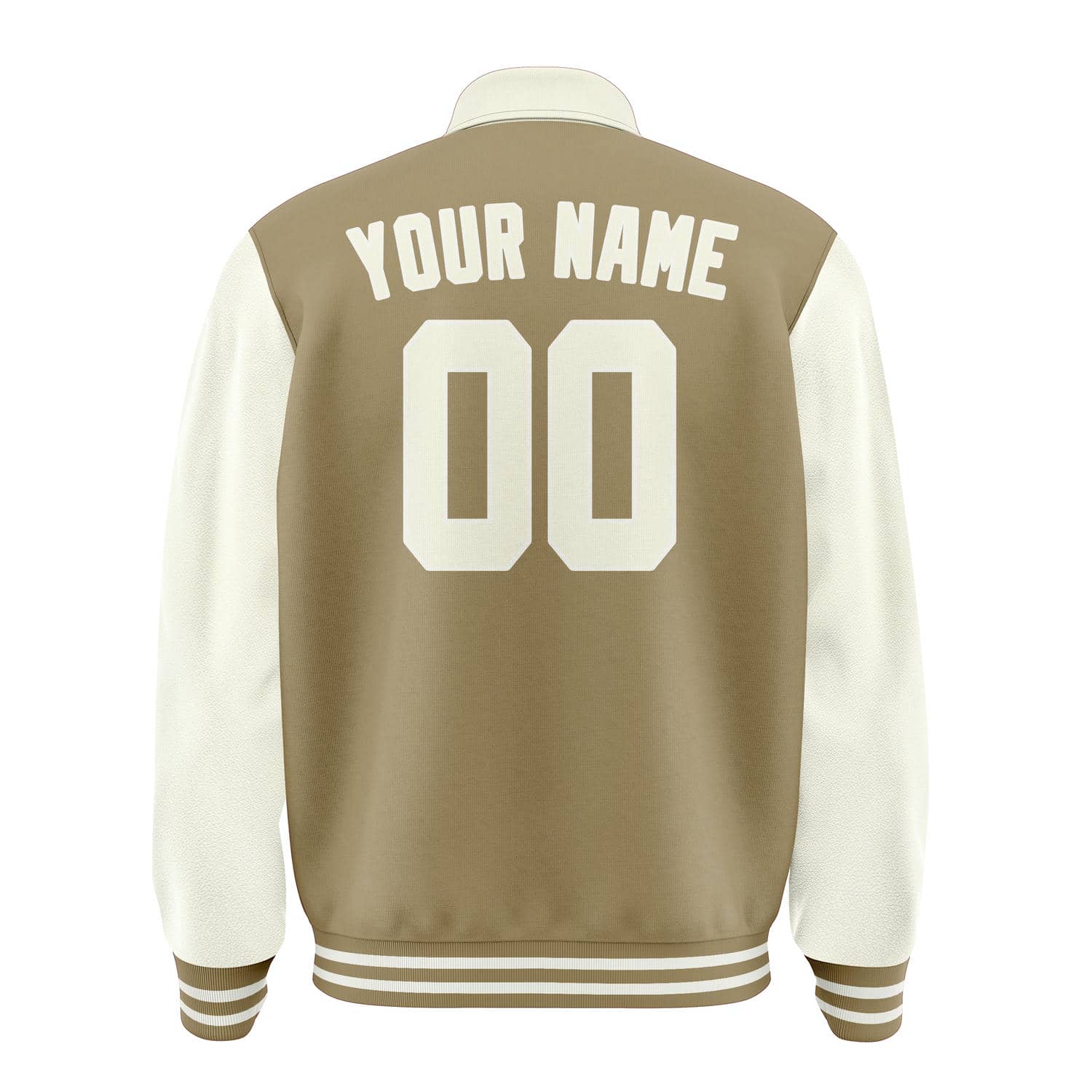 Maßgeschneidertes Hellkhaki Beige Jacke