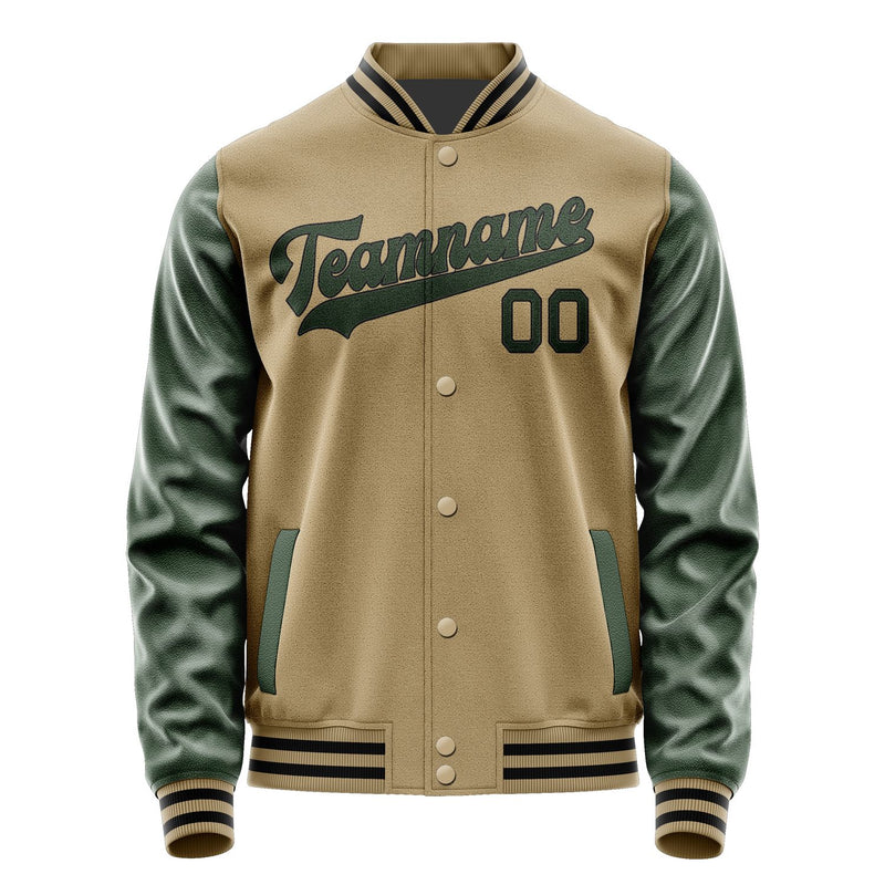 Maßgeschneidertes Hellkhaki Tannengrün Jacke JA2525062517B31706