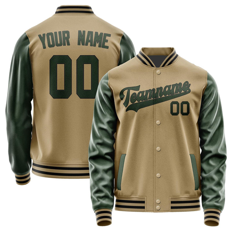 Maßgeschneidertes Hellkhaki Tannengrün Jacke JA2525062517B31706