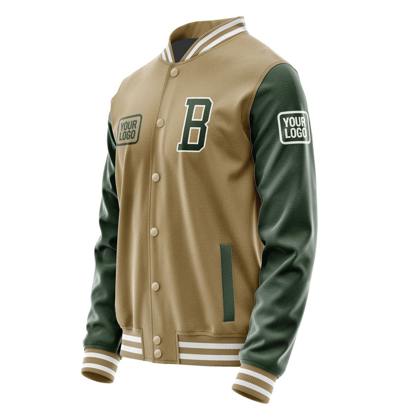 Maßgeschneidertes Hellkhaki Tannengrün Jacke JA252506251818060618