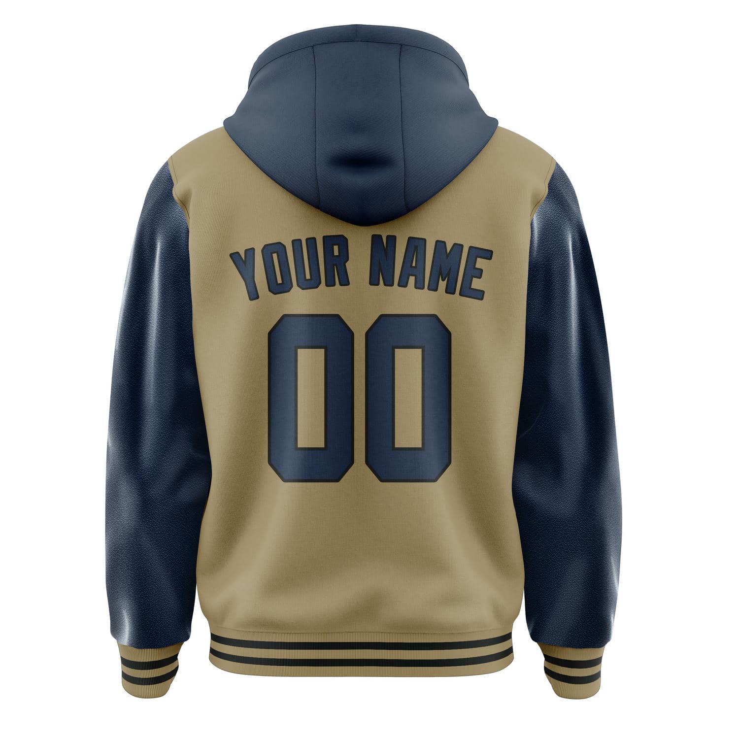 Maßgeschneidertes Hellkhaki Marineblau Jacke
