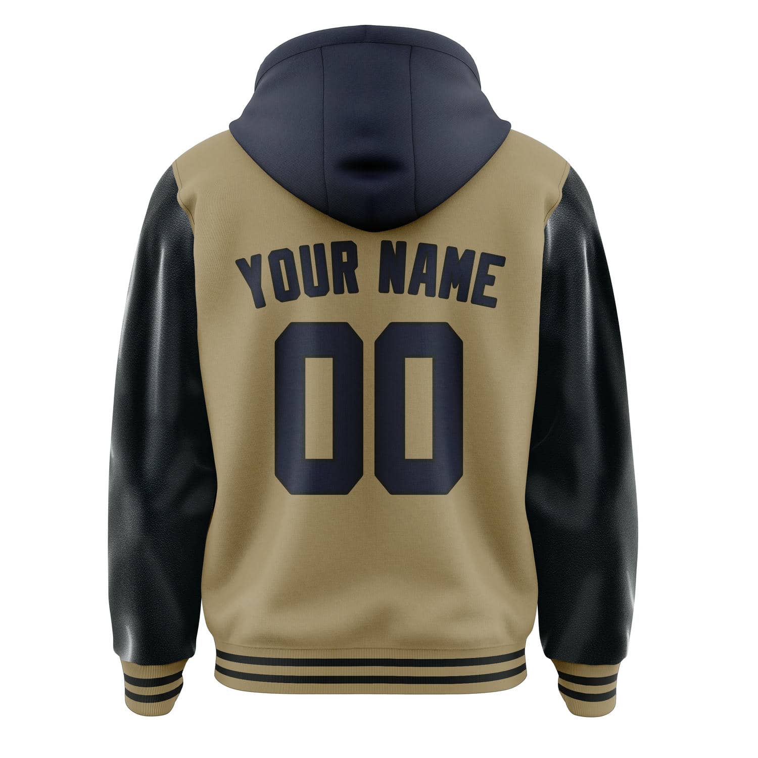 Maßgeschneidertes Hellkhaki Stahlblau Jacke