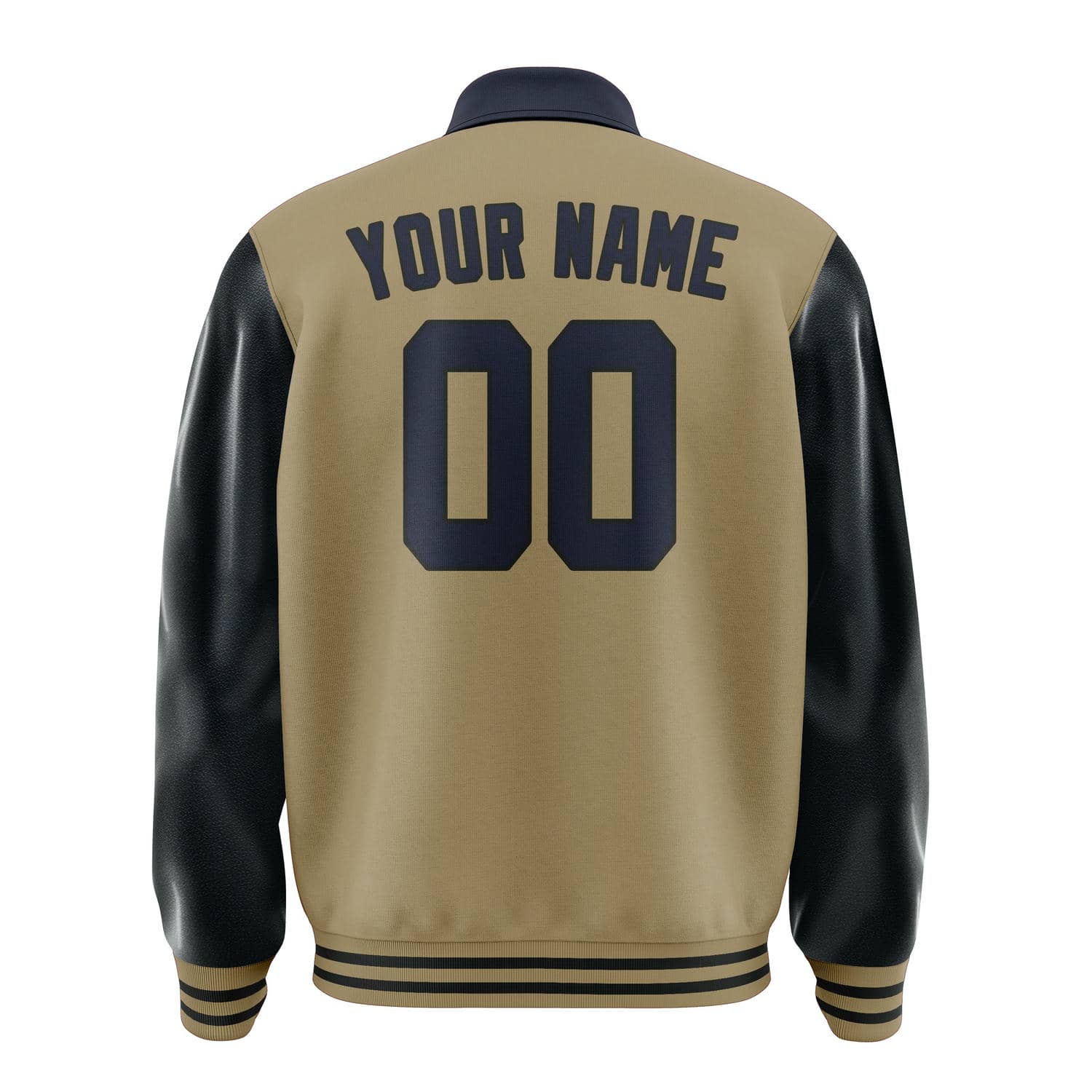 Maßgeschneidertes Hellkhaki Stahlblau Jacke