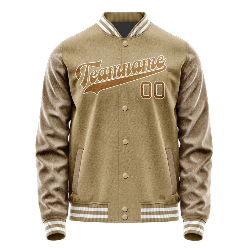 Maßgeschneidertes Hellkhaki Khaki Jacke JA2525222518B31822