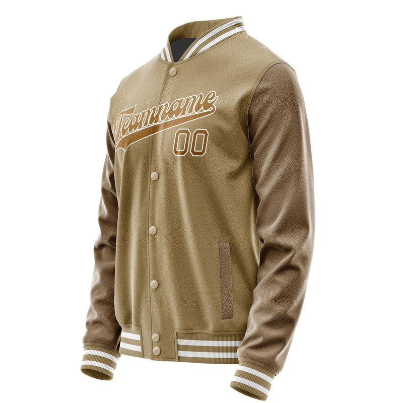 Maßgeschneidertes Hellkhaki Khaki Jacke JA2525222518B31822